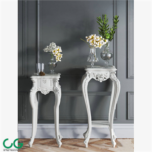 European style corner several vase flowers 3d model